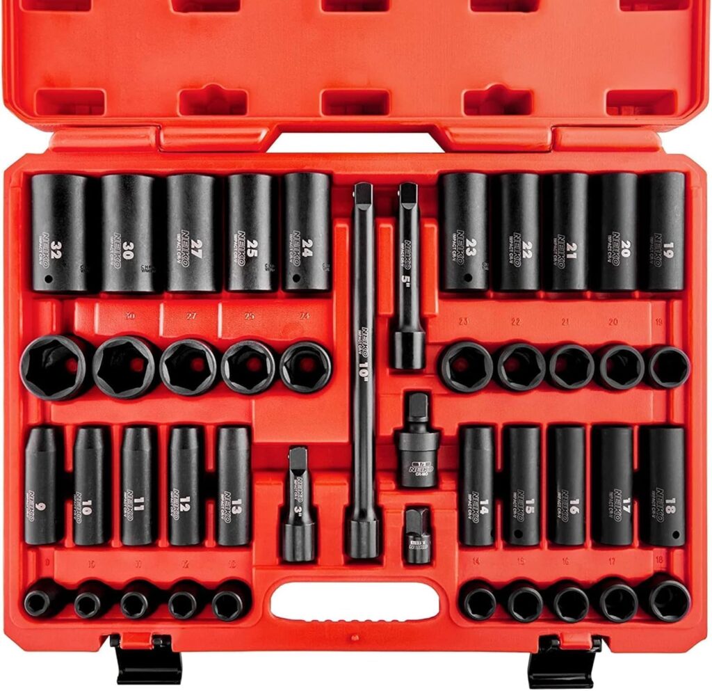 neiko-45-piece-metric-socket-set